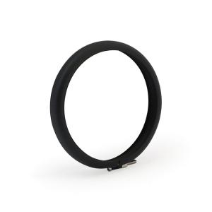 BATES STYLE HEADLAMP TRIM RING. 4-1/2". BLACK WRINKLE
