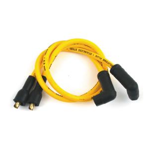 8.8MM SUPRESSION CORE SPARK PLUG WIRE SET. YELLOW. ACCEL