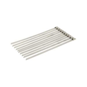 EXHAUST TIE WRAPS 8" LONG CLEAR STAINLESS