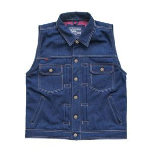 RAIN SPLITTER DENIM VEST, 13 1/2
