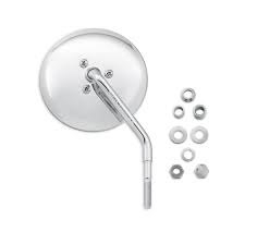 Mirror round, short Right