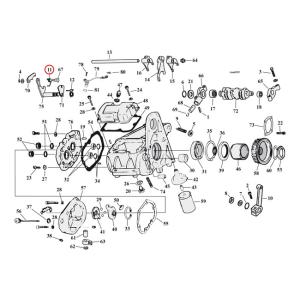 SPRING, SHIFTER SHAFT LEVER TRANSMISSION