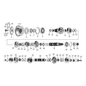 Nut Transmisson Pulley