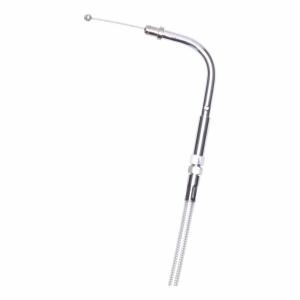 Throttle cable 38" (97cm). Chrome, MCS