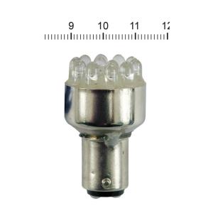 RED TAILLIGHT LED BULB, BAY15D SOCKET