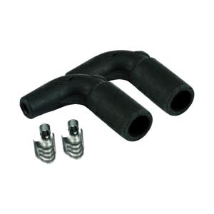 TWIN CAM STYLE COIL BOOTS. BLACK, 90°, TAYLOR