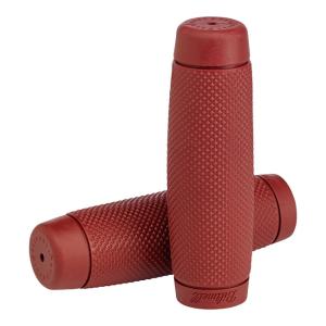 BILTWELL RECOIL GRIPS, OXBLOOD FOR 1" H/B