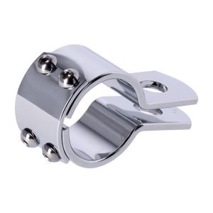 3-piece clamp 1-1/4". Chrome steel
