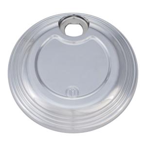 'MERC' TOURING FUEL TANK DOOR COVER. CHROME, PM