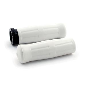 Avon Old School grips, coke bottle look, white