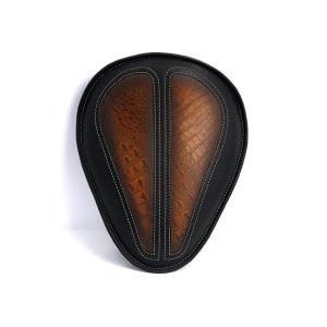 LA ROSA  BAD ASS SOLO SEAT BLACK/ANTIQUE SHEDRON