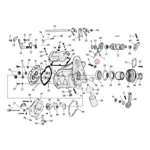 JAM NUT, SHIFT ARM ADJ. SCREW