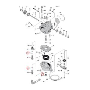 S&S, O-RING. FUEL LINE SEAT / BOWL PLUG