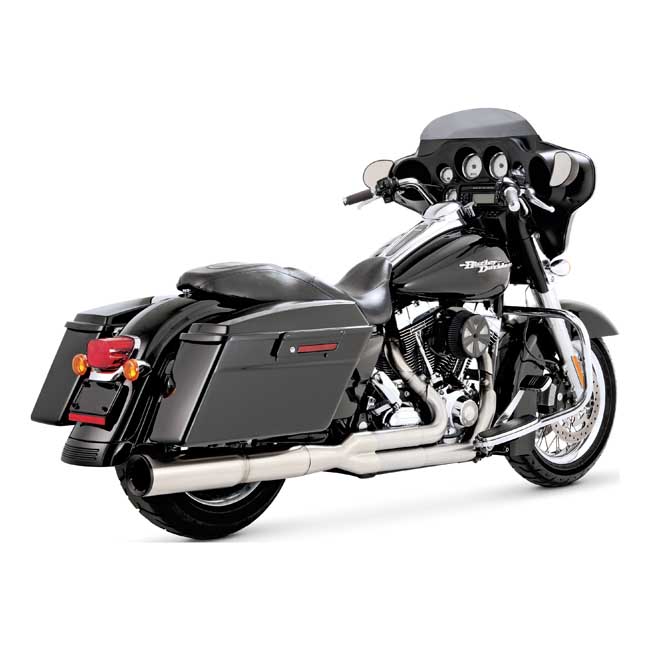 VANCE & HINES, STAINLESS HI-OUTPUT 2-1 EXHAUST. BRUSHED