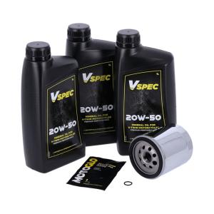ENGINE OIL SERVICE KIT. 20W50 MINERAL, MCS