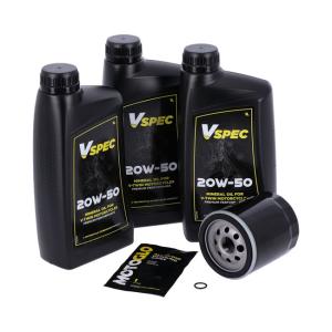 ENGINE OIL SERVICE KIT. 20W50 MINERAL, MCS,
