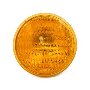 4-1/2" 35W 12V SEALED BEAM UNIT. FLUTED AMBER LENS