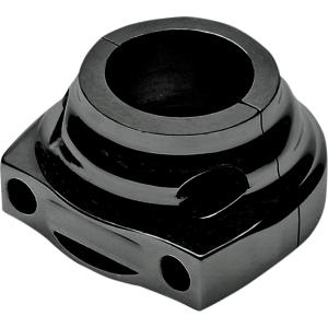 BLACK ANODIZED THROTTLE HOUSING DUAL CABLE (SNAP IN CABLE)