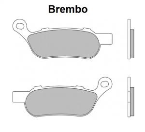 Brembo Bromsbelägg Bak T/C -08 up, Ej Touring
