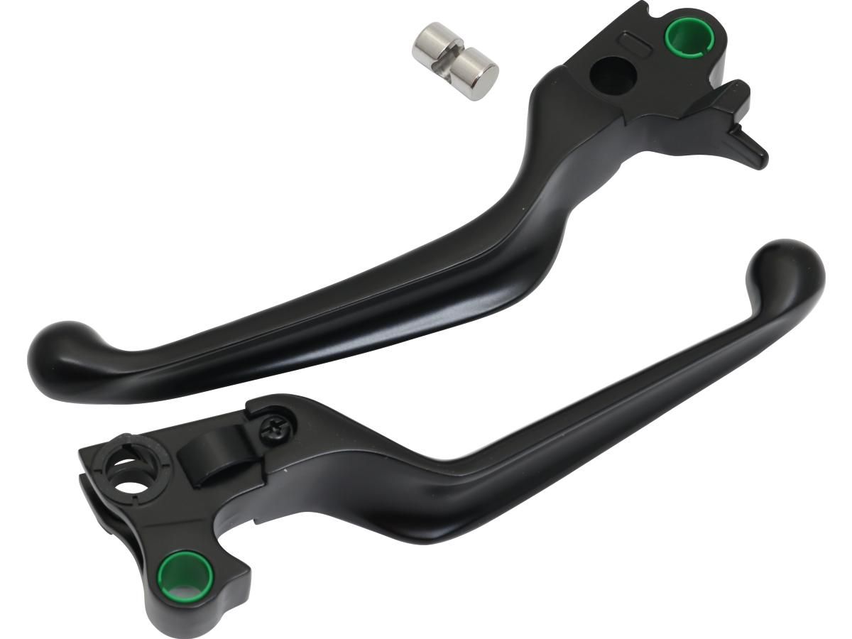 HANDLEBAR LEVER KIT, WIDE BLADE, BLACK