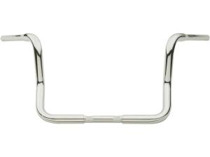 14" Dresser Ape Hanger Handlebar Non-Dimpled 3-Hole Chrome 1 1/4" Throttle By Wire Throttle Cables