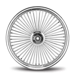 18"x3.5'' MAMMOTH 52 SPOKE WHEEL, PC Flat black rim and spokes