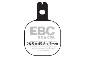 BRAKE PAD FA SERIES ORGANIC, EBC
