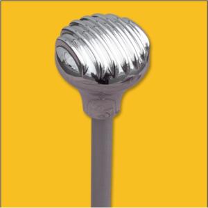 Finned Polished Aluminum Shift Knob