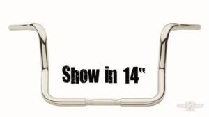 11" Dresser Ape Hanger Chrome Santee