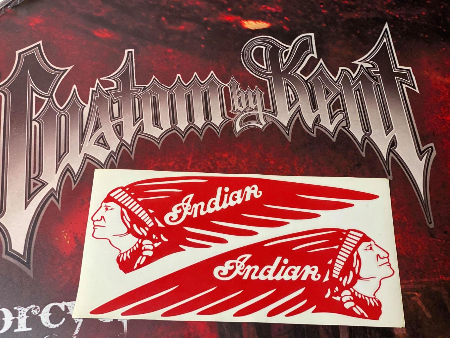 Indian Router Sticker INDIAN STICKER 31B x 15,5H PAR