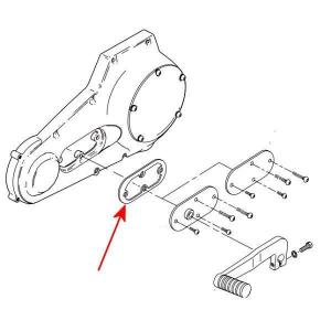 Inspection cover gasket. .060" AFM, Cometic