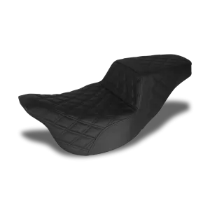 Harley King Seats DNA Step 2-Up Seat – Lattice Stitch