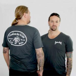 CUSTOM BY KENT T-SHIRT OLD SCHOOL GREY