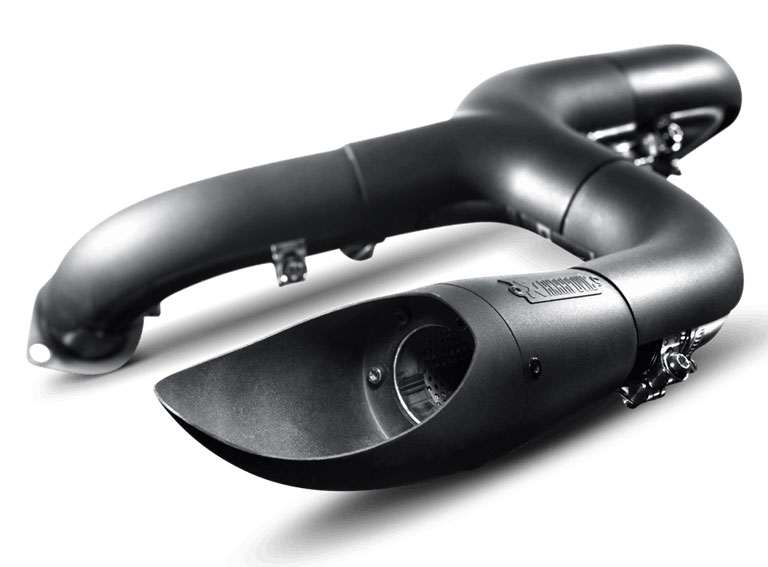 Akrapovic Complete Exhaust System Black, for Touring and Softail