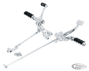 FORWARD CONTROL KIT FOR 2004 TO PRESENT SPORTSTER Chrome, 2" extended