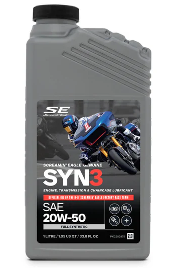 Harley-Davidson Screamin' Eagle SYN3 6本 SYN 3 Full Synthetic Motorcycle Lubricant