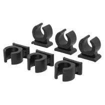 Track Mount Rubber Shaft Clips 6-Pack