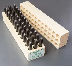 Hand Cut Number Set 5/32 (4 mm)