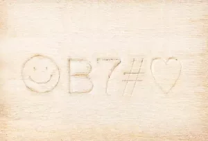 1/8 Symbol Circle Stamp