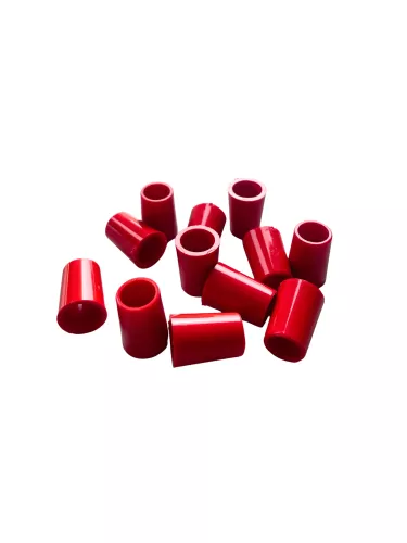 Non-Collared TAPER Ferrule .355" x .545" x 3/4" Red