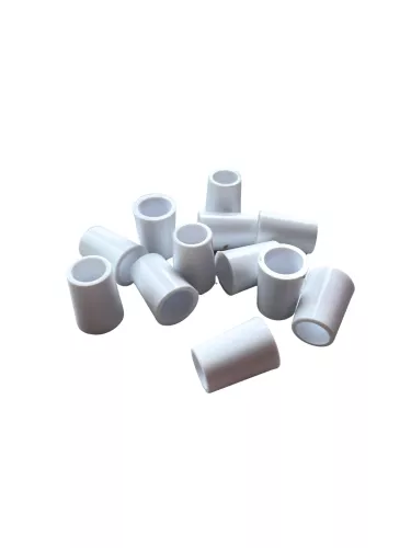 Non-Collared Ferrule .335" x .545" x 3/4" White