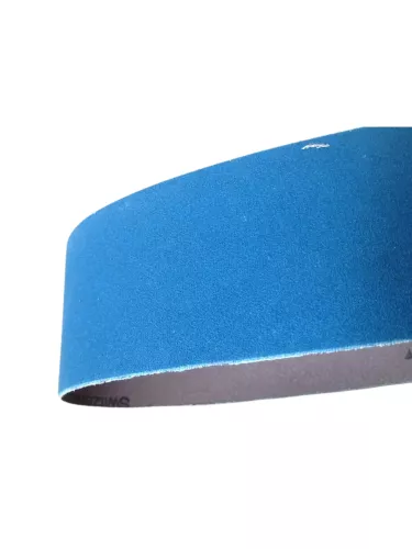 Alumina Zirconia Abrasive Belts P180 Petrol Blue