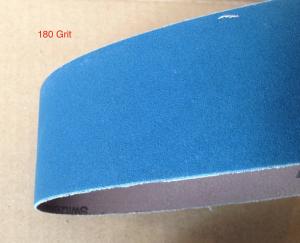 Alumina Zirconia Abrasive Belts P180 Petrol Blue