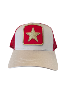 VEGA Trucker Cap Grey/Red