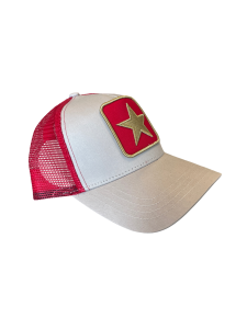 VEGA Trucker Cap Grey/Red