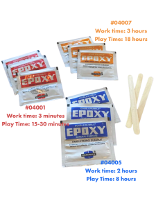 Job-Sized Packets of Epoxy