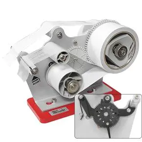Metered Grip Tape Dispenser with Dual Spool