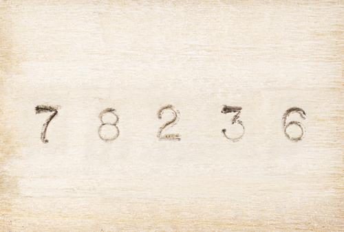 Hand Cut Number Stamp KIT 5/32" (3.97 mm)