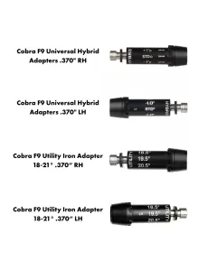 Cobra F9 Adapters HYB & UT Kit