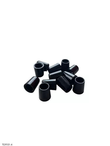 Black Iron Ferrule .370" x 14 mm x 17 mm (4)